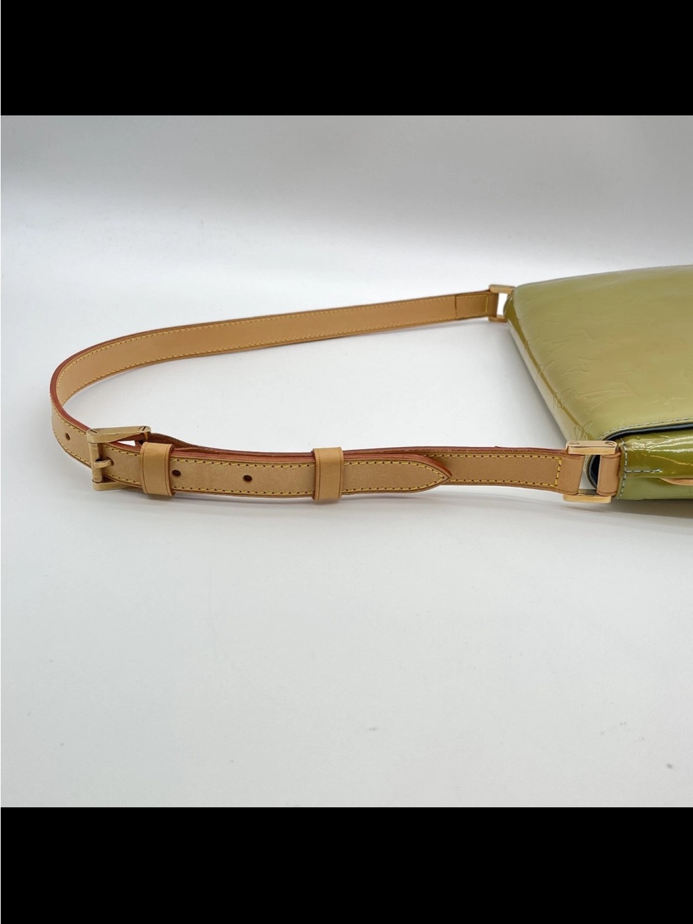 Louis Vuitton Olive Green Vernis Thompson street - Picture 10 of 16